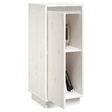 NNEVL Sideboard White 31.5x34x75 cm Solid Wood Pine