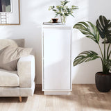 NNEVL Sideboard White 31.5x34x75 cm Solid Wood Pine