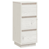 NNEVL Sideboard White 32x34x75 cm Solid Wood Pine