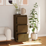 NNEVL Sideboard Honey Brown 32x34x75 cm Solid Wood Pine