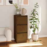 NNEVL Sideboard Honey Brown 32x34x75 cm Solid Wood Pine