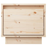 NNEVL Bedside Cabinets 2 pcs 35x34x32 cm Solid Wood Pine