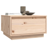 NNEVL Coffee Table 55x56x32 cm Solid Wood Pine