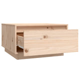 NNEVL Coffee Table 55x56x32 cm Solid Wood Pine
