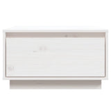 NNEVL Coffee Table White 55x56x32 cm Solid Wood Pine