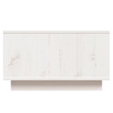 NNEVL Coffee Table White 55x56x32 cm Solid Wood Pine