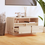 NNEVL TV Cabinet 60x35x37 cm Solid Wood Pine