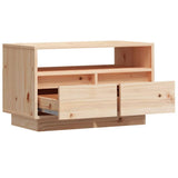 NNEVL TV Cabinet 60x35x37 cm Solid Wood Pine