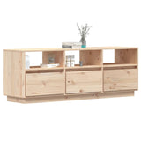 NNEVL TV Cabinet 140x37x50 cm Solid Wood Pine