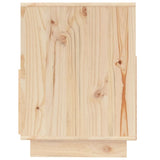 NNEVL TV Cabinet 140x37x50 cm Solid Wood Pine