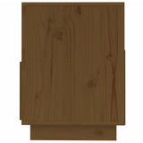 NNEVL TV Cabinet Honey Brown 140x37x50 cm Solid Wood Pine