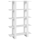 NNEVL Book Cabinet/Room Divider White 100x30x160 cm