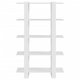 NNEVL Book Cabinet/Room Divider White 100x30x160 cm