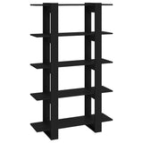 NNEVL Book Cabinet/Room Divider Black 100x30x160 cm
