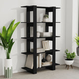 NNEVL Book Cabinet/Room Divider Black 100x30x160 cm