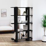 NNEVL Book Cabinet/Room Divider Black 100x30x160 cm