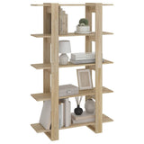 NNEVL Book Cabinet/Room Divider Sonoma Oak 100x30x160 cm