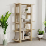 NNEVL Book Cabinet/Room Divider Sonoma Oak 100x30x160 cm
