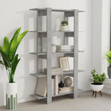 NNEVL Book Cabinet/Room Divider Concrete Grey 100x30x160 cm