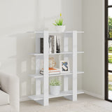 NNEVL Book Cabinet/Room Divider White 100x30x123.5 cm