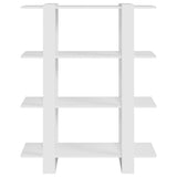 NNEVL Book Cabinet/Room Divider White 100x30x123.5 cm