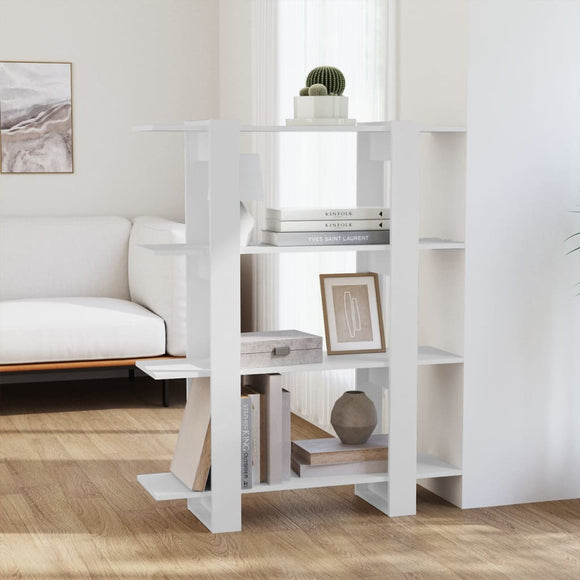NNEVL Book Cabinet/Room Divider White 100x30x123.5 cm
