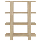 NNEVL Book Cabinet/Room Divider Sonoma Oak 100x30x123.5 cm