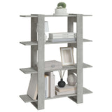 NNEVL Book Cabinet/Room Divider Concrete Grey 100x30x123.5 cm