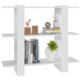 NNEVL Book Cabinet/Room Divider White 100x30x87 cm