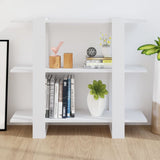 NNEVL Book Cabinet/Room Divider White 100x30x87 cm