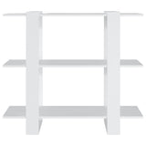NNEVL Book Cabinet/Room Divider White 100x30x87 cm
