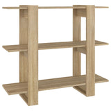NNEVL Book Cabinet/Room Divider Sonoma Oak 100x30x87 cm