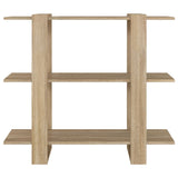 NNEVL Book Cabinet/Room Divider Sonoma Oak 100x30x87 cm