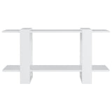 NNEVL Book Cabinet White 100x30x51 cm Engineered Wood