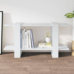 NNEVL Book Cabinet White 100x30x51 cm Engineered Wood