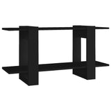 NNEVL Book Cabinet Black 100x30x51 cm Engineered Wood
