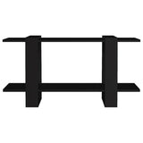 NNEVL Book Cabinet Black 100x30x51 cm Engineered Wood