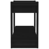 NNEVL Book Cabinet Black 100x30x51 cm Engineered Wood
