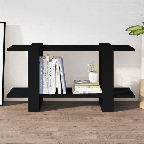 NNEVL Book Cabinet Black 100x30x51 cm Engineered Wood