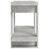 NNEVL Book Cabinet Concrete Grey 100x30x51cm Engineered Wood