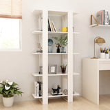 NNEVL Book Cabinet/Room Divider White 80x30x160 cm Engineered Wood