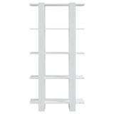 NNEVL Book Cabinet/Room Divider White 80x30x160 cm Engineered Wood