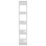 NNEVL Book Cabinet/Room Divider White 80x30x160 cm Engineered Wood