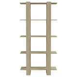 NNEVL Book Cabinet/Room Divider Sonoma Oak 80x30x160 cm Engineered Wood