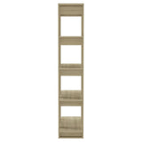 NNEVL Book Cabinet/Room Divider Sonoma Oak 80x30x160 cm Engineered Wood
