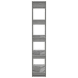 NNEVL Book Cabinet/Room Divider Concrete Grey 80x30x160 cm Engineered Wood