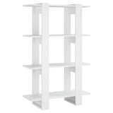 NNEVL Book Cabinet/Room Divider White 80x30x123.5 cm