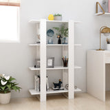 NNEVL Book Cabinet/Room Divider White 80x30x123.5 cm