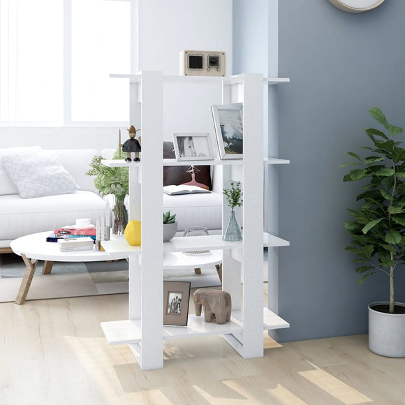NNEVL Book Cabinet/Room Divider White 80x30x123.5 cm