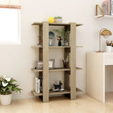 NNEVL Book Cabinet/Room Divider Sonoma Oak 80x30x123.5 cm